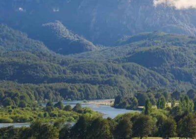 Río y Cerros de Refugio del Alba